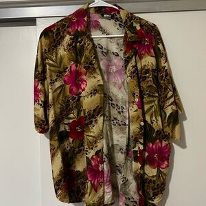 Floral Button Down Shirt